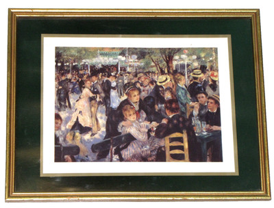 Renoir Dance at Le Moulin de la Galette Framed Print 14.5x11.5 Paris Art Framed