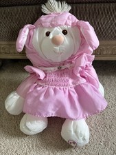 Vintage Fisher Price Puffalump Pink Lamb Sheep Dress 1986 Plush 8005