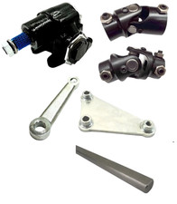 Vega Steering Box 36 Dd Steering Shaft Pitman Arm Black U-joints Bracket