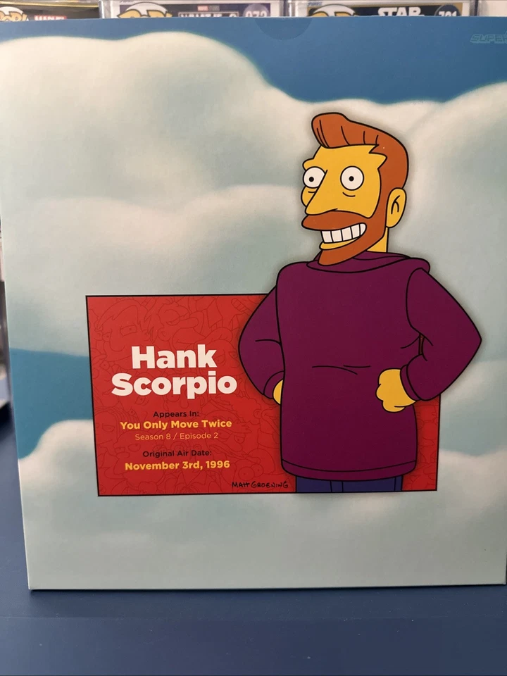 Super7 Ultimates The Simpsons Hank Scorpio Action Figure New Sealed - Image 4 of 4