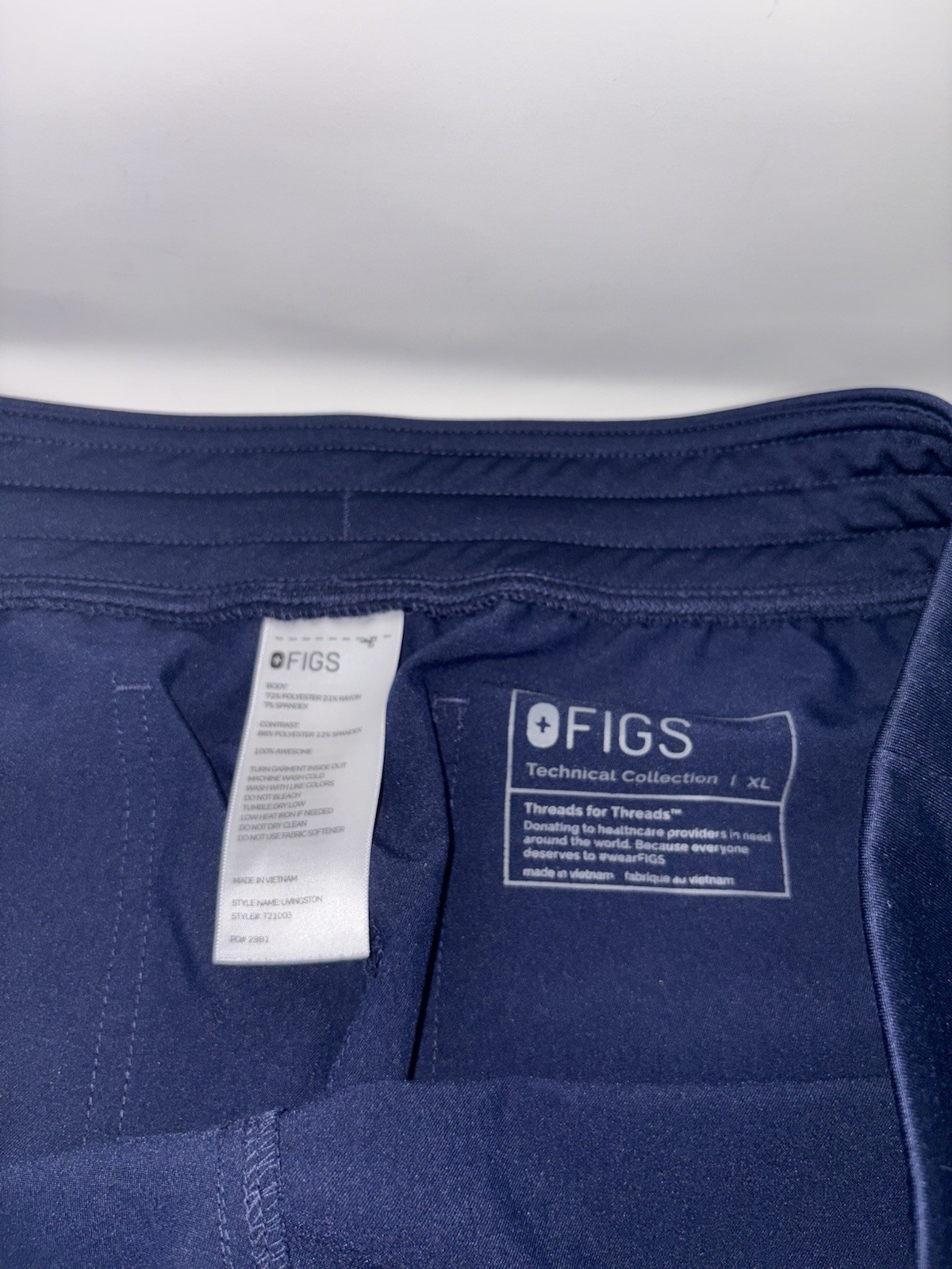 Figs Technical Collection Basic Scrub Pants Mens … - image 3