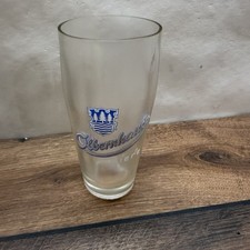 &Uuml;berkinger Bierglas Krugglas Brauerei Logo Glas Glass Deko Vintage Sammler