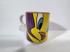 Tweety Bird Coffee Cup Ceramic VTG 1998 Looney Tunes Gibson 16oz Warner Bros.