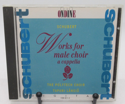 THE POLYTECH CHOIR - SCHUBERT: WORKS FOR MALE CHOIR MUSIC CD, TAPANI LANSIO