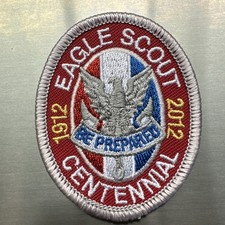 Eagle Scout Rank Centennial Oval Boy Scouts of America BSA Patch