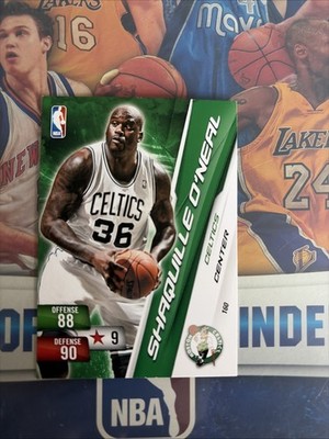 2010-11 Panini Adrenalyn XL - Shaquille O'Neal #160 NBA Basketball 2011 Celtics