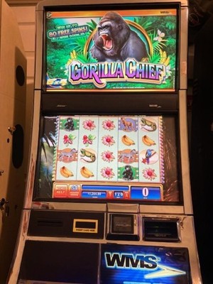 WMS BB2 GORILLA CHIEF SLOT MACHINE SOFTWARE GAME & OS SET. CLASSIC GREAT FUN.