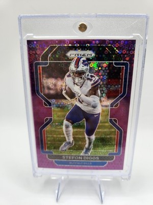 2021 Panini Prizm - Stefon Diggs #114 Purple No Huddle Prizm /35