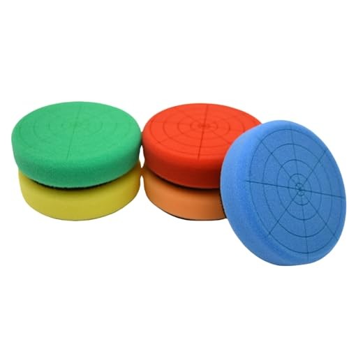 5Pcs 3Inch Buffing Sponge Pads Kit for Buffer Polisher, Cutting, 5Pcs (3 INCH)