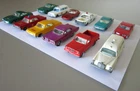 1960's Lesney Diecast Cars Matchbox Lot of 12 Vintage w/tray included as shown.