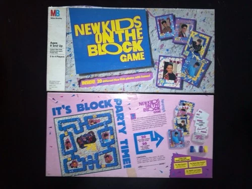 Vintage 1990 New Kids On The Block Vintage Milton Bradley Board Game Complete