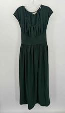 Pre-Owned Max Studio Green Size Small Maxi Short Sleeve Dress