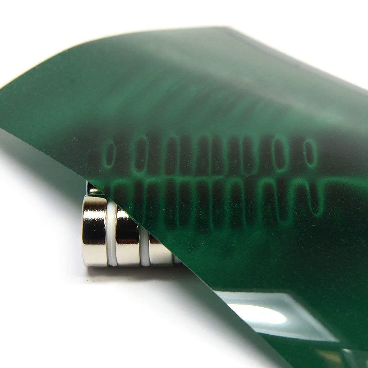 Green Magnetic Viewing Film 4X6 | Cool Magnets Science Kit | Magnetic Field Dete