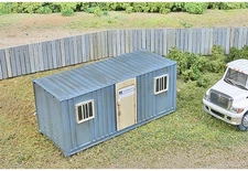Walthers SceneMaster HO Scale Building/Structure Kit Mobile Construction Office