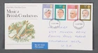 Mayfairstamps Great Britain FDC 1980 British conductors music air mail First Day