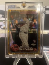 2024 Topps Chrome Update KYLE MANZARDO RC GOLD RAYWAVE REFRACTOR /50 Guardians