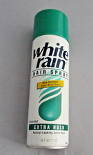 Vintage White Rain Extra Hold Hair Spray White Unscented Green Label 1993