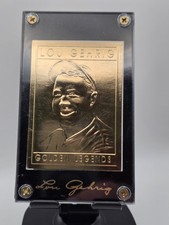 1994 Golden Legends Lou Gehrig 22K Serial Numbered #GL3 Limited Edition Yankees