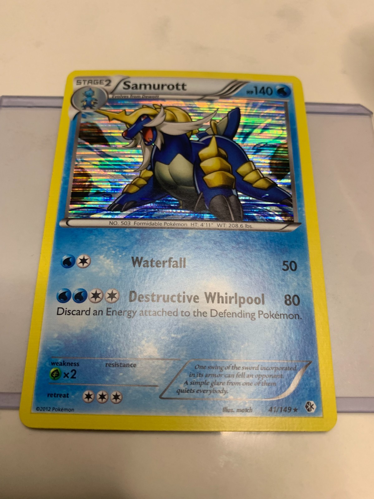 Samurott 41/149 Boundaries Crossed Holo LP