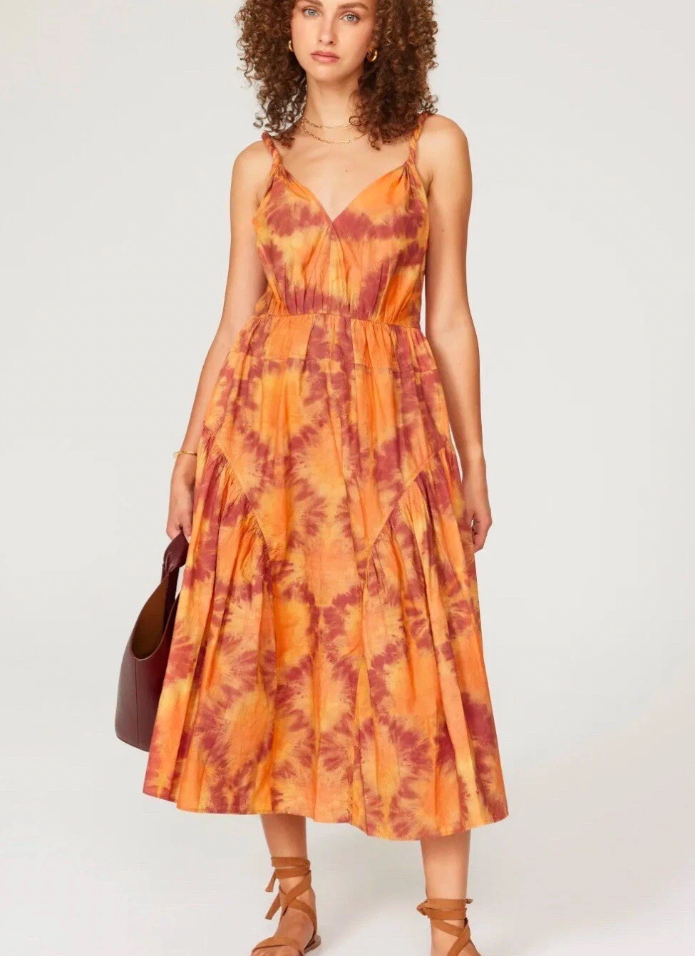 Ulla Johnson Size 4 • Valentina Toe Dye Midi Dress