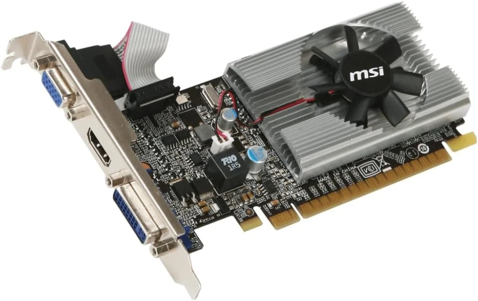 (Factory Refurbished) MSI 1GB DDR3 PCIe 2.0 Low Profile N210-MD1G/D3 Video Card - Image 3 of 4