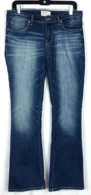 BKE Medium Wash Stretch Mid Rise PAYTON Boot Cut Denim Jeans Women's 30