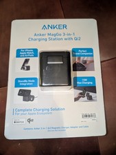 Anker 3-in-1 Cube with MagSafe Black NEW SEALED