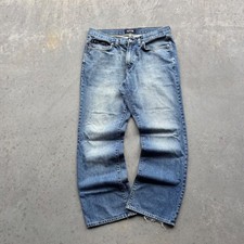 Apt 9 Mens Relaxed Fit Jeans 34x30 Blue Mediu...