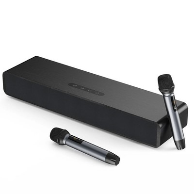 TOPVISION SP02 4.1ch Soundbar with 2 Microphones 150W Karaoke Machine