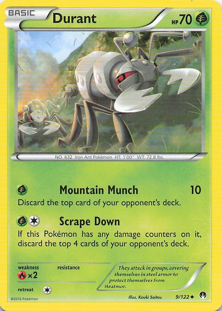 Pokemon Card - Durant - (9/122 - BREAKpoint)