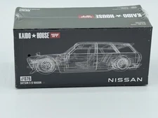 Kaido House x Mini GT DATSUN 510 WAGON GREEN V1 #076 SEALED LE V3 CARBON FIBER