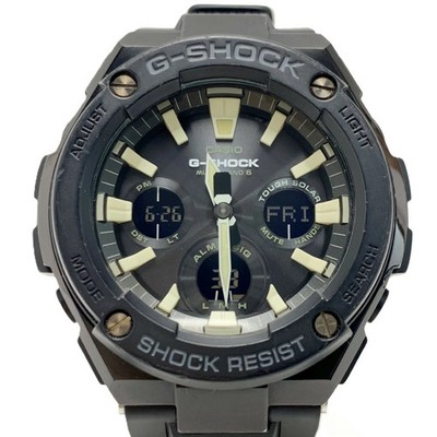 CASIO GST-W120L-1BJF Black Case Size 53mm Men's Used Watch #7107