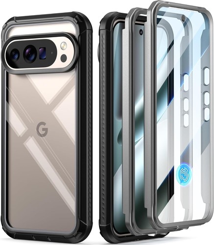 Poetic For Google Pixel 10 Pro XL 5G Case Built-in Screen Shockproof Cover Black - Picture 3 of 8