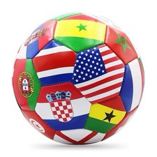 Size 5 Soccer Ball TPU Match Ball Machine Stitched Outdoor Play