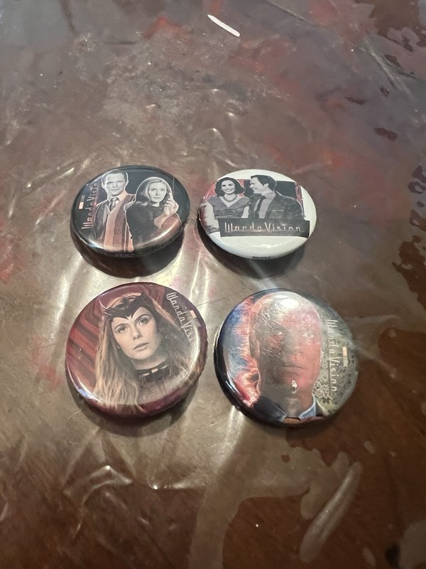 Marvel Avengers Wanda Vision Buttons