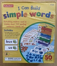 Lakeshore I Can Build Simple Words Home Educational Word Building Kit Toy
