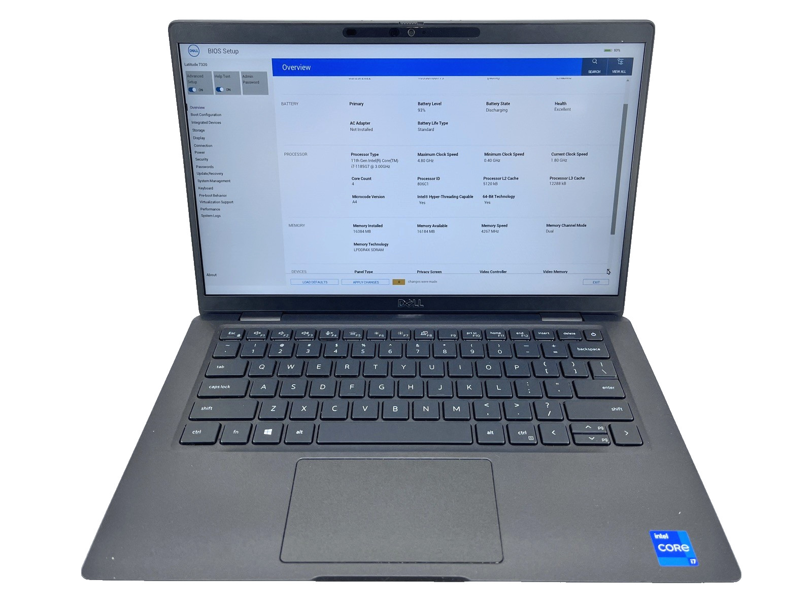 Dell Latitude 7320, 14-Inch Laptop, with Intel Core i7-1185G7, No OS