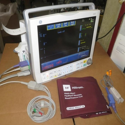 #ad GE B40 Patient Monitor All cables included SPO2 NIBP ECG printer E miniC CO2 $899.00