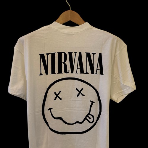 Nirvana Nevermind Smiley Vintage Reprint Single Stitch T-shirt Size XL, Size XL, $60 - Photo 6