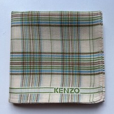 HANDKERCHIEF JAPAN MEN'S POCKET SQUARE VINTAGE PLAIDS  CHECK COTTON 18" A0005 