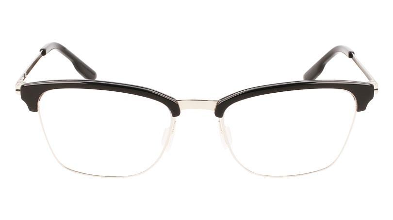 New SKAGA SK-2130 001 Black & Silver REV Eyeglasses 54/20 