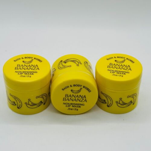 3-Pack Bath & Body Works BANANA BONANZA Nourishing Lip Mask .73 oz/21 g Each - Picture 2 of 4