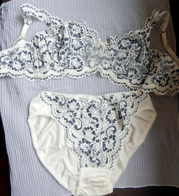 BH-Set  mit Slip  Bügel-BH Blue Shadow Neuware 