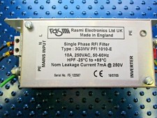 RASMI ELECTRONICS SINGLE PHASE RFI FILTER 3G3MV PFI 1010-E