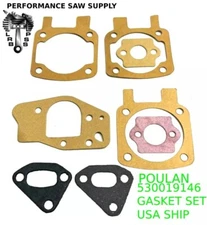 530019146 GASKET SET FITS POULAN 2700 2800 3000 3100 3300 3450 3500 3600