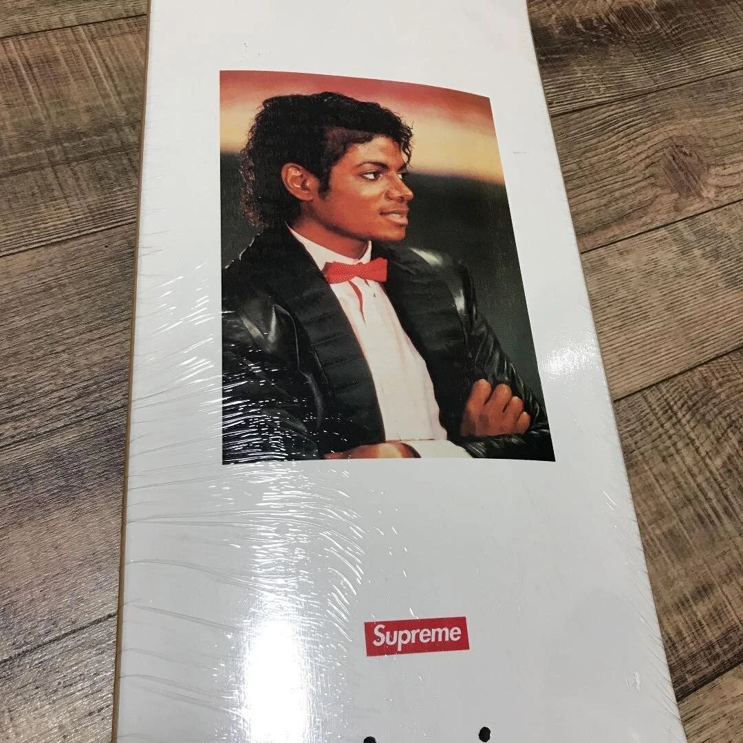 Supreme Michael Jackson Skateboard Deck White NEW