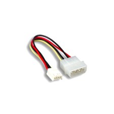 10PCS 6" PC Internal Power Cable 5.25" Molex 4Pin Male to Floppy 3.5" Female