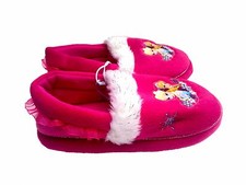 Toddler Girl's Disney Frozen Elsa  Anna Cozy Slide Slippers, Berry or Blue