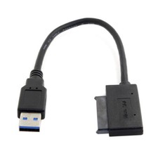 USB 2.0 to 1.8 inch 7 9 16Pin Micro SATA HDD Hard Adapter Cable USB3.0 USB3.0