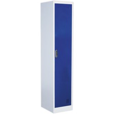 1 Door Single Locker - 380 x 450 x 1850mm - Ventilated Locking Door - Flat Pack